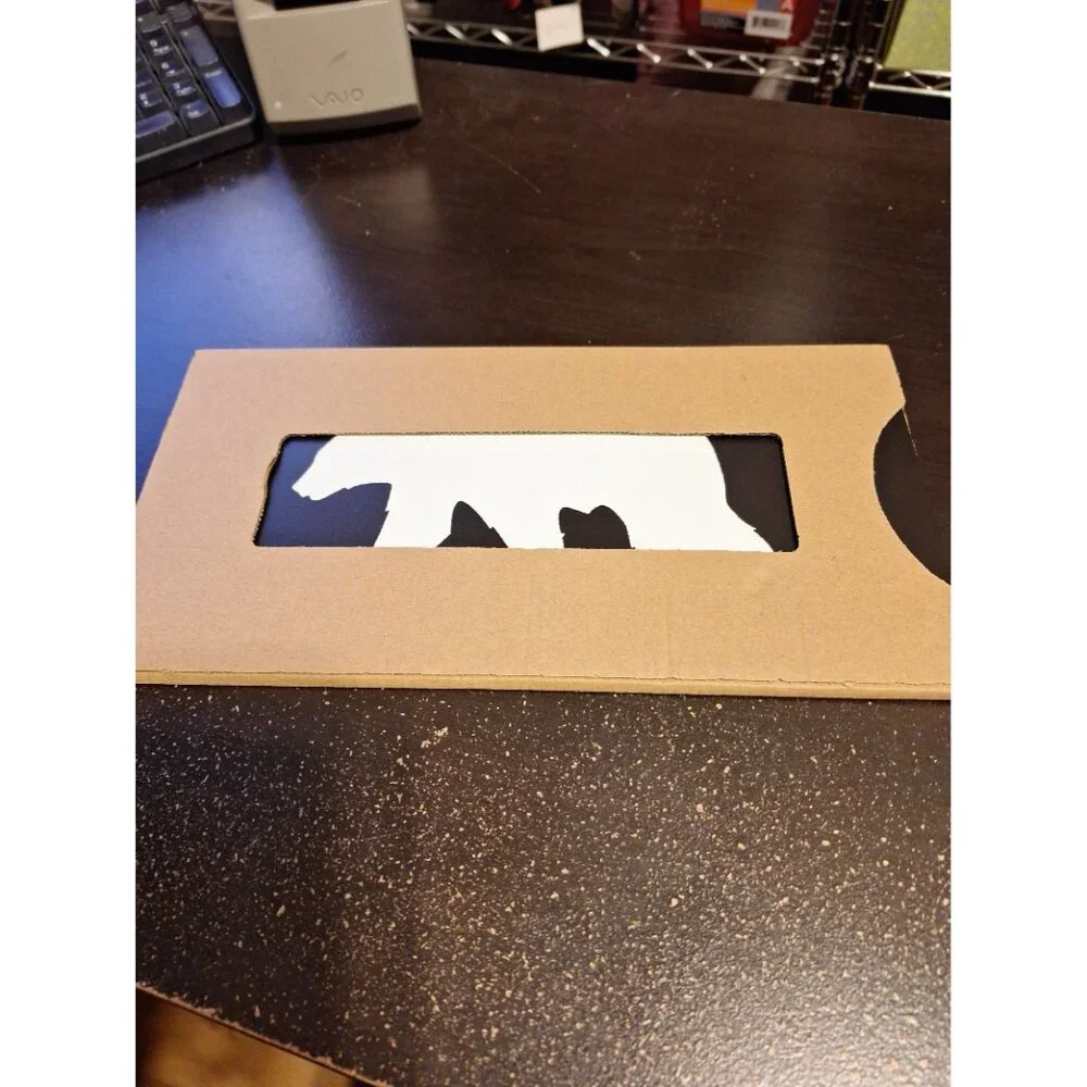 Bear Metal Tin License Plate 6